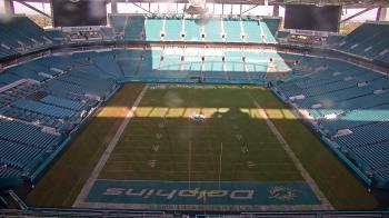 Weather camera view of Hard Rock Stadium (east lot).