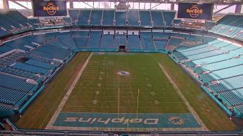 Weather camera view of Hard Rock Stadium (east lot).