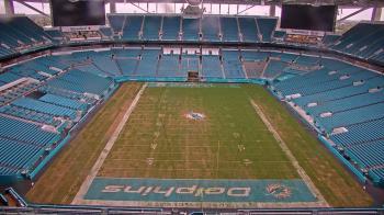 Weather camera view of Hard Rock Stadium (east lot).