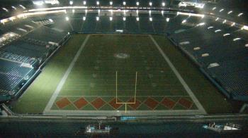 Weather camera view of Hard Rock Stadium (east lot).