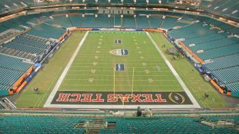 Weather camera view of Hard Rock Stadium (east lot).