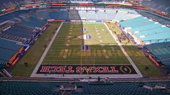 Weather camera view of Hard Rock Stadium (east lot).