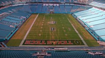 Weather camera view of Hard Rock Stadium (east lot).