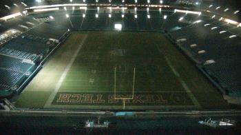 Weather camera view of Hard Rock Stadium (east lot).