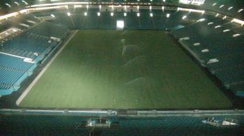 Weather camera view of Hard Rock Stadium (east lot).