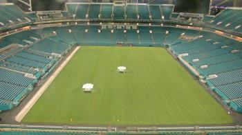 Weather camera view of Hard Rock Stadium (east lot).