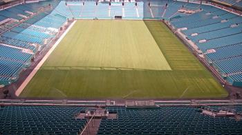 Weather camera view of Hard Rock Stadium (east lot).