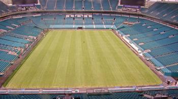 Weather camera view of Hard Rock Stadium (east lot).