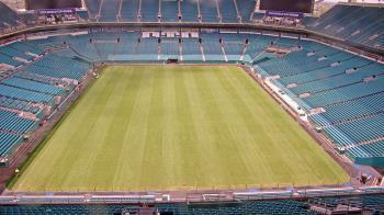 Weather camera view of Hard Rock Stadium (east lot).