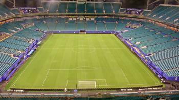 Weather camera view of Hard Rock Stadium (east lot).
