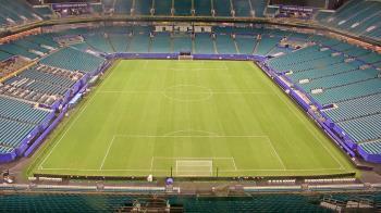 Weather camera view of Hard Rock Stadium (east lot).