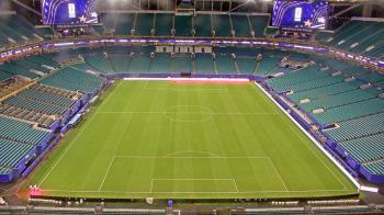 Weather camera view of Hard Rock Stadium (east lot).
