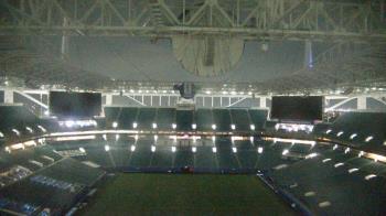 Weather camera view of Hard Rock Stadium (east lot).