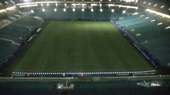 Weather camera view of Hard Rock Stadium (east lot).