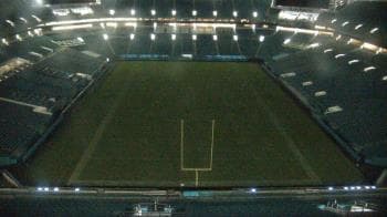 Weather camera view of Hard Rock Stadium (east lot).