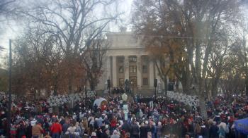 Weather camera view of Prescott Courthouse Square.