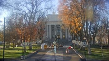 Weather camera view of Prescott Courthouse Square.
