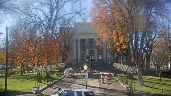 Weather camera view of Prescott Courthouse Square.