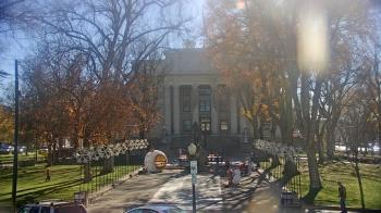 Weather camera view of Prescott Courthouse Square.