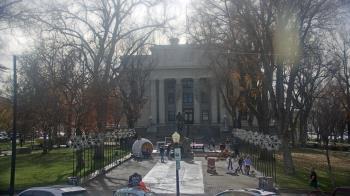 Weather camera view of Prescott Courthouse Square.