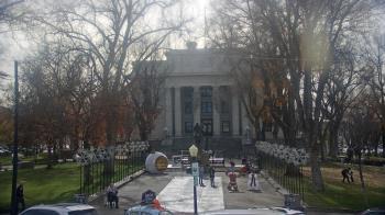 Weather camera view of Prescott Courthouse Square.
