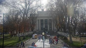Weather camera view of Prescott Courthouse Square.