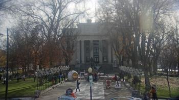 Weather camera view of Prescott Courthouse Square.