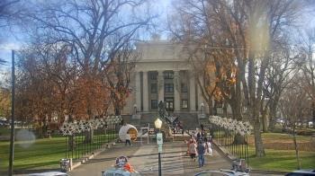 Weather camera view of Prescott Courthouse Square.