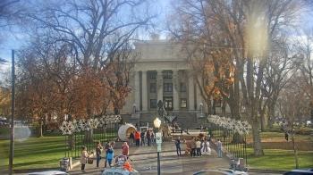Weather camera view of Prescott Courthouse Square.