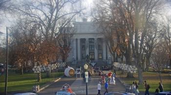 Weather camera view of Prescott Courthouse Square.