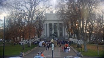Weather camera view of Prescott Courthouse Square.