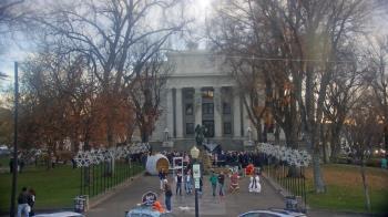 Weather camera view of Prescott Courthouse Square.