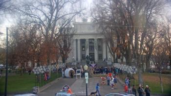 Weather camera view of Prescott Courthouse Square.