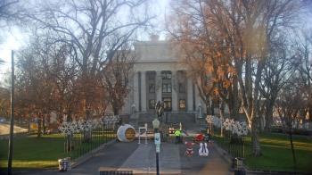 Weather camera view of Prescott Courthouse Square.