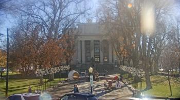 Weather camera view of Prescott Courthouse Square.