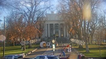 Weather camera view of Prescott Courthouse Square.