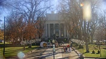 Weather camera view of Prescott Courthouse Square.
