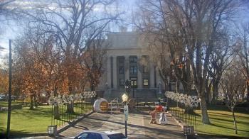 Weather camera view of Prescott Courthouse Square.