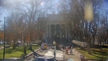 Weather camera view of Prescott Courthouse Square.
