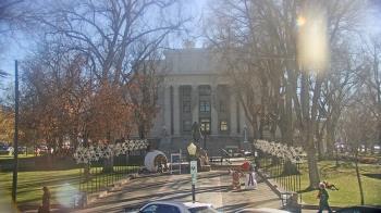 Weather camera view of Prescott Courthouse Square.