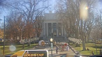 Weather camera view of Prescott Courthouse Square.