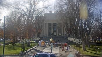 Weather camera view of Prescott Courthouse Square.