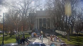Weather camera view of Prescott Courthouse Square.