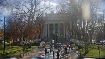 Weather camera view of Prescott Courthouse Square.