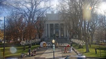 Weather camera view of Prescott Courthouse Square.