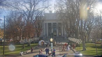 Weather camera view of Prescott Courthouse Square.