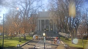 Weather camera view of Prescott Courthouse Square.