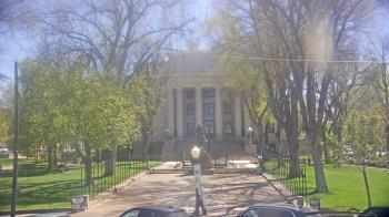 Weather camera view of Prescott Courthouse Square.