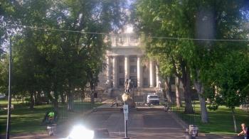 Weather camera view of Prescott Courthouse Square.