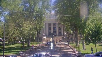 Weather camera view of Prescott Courthouse Square.